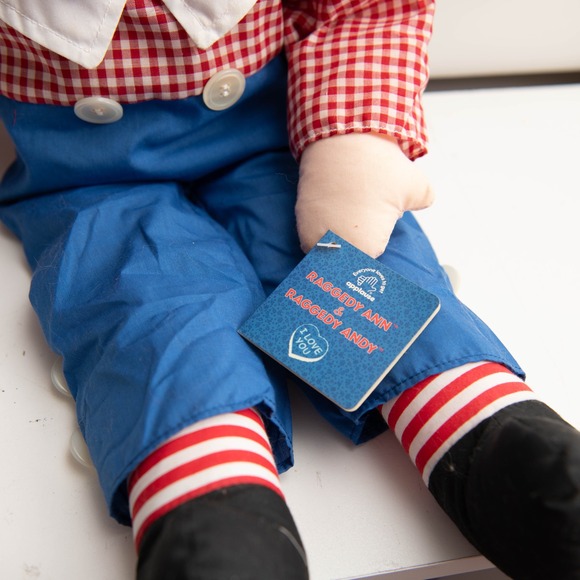 VTG Raggedy Ann & Andy 85th Birthday Anniversary Doll Set CottageCore w /Tags - Picture 4 of 8